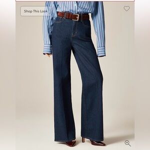 J. Crew Dark Blue Trouser Jeans